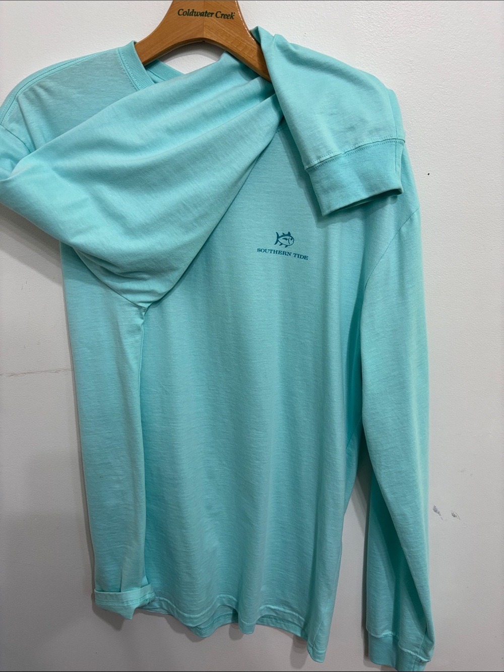 Southern Tide Long Sleeve Shirt in Aqua